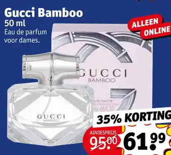 Kruidvat Gucci bamboo aanbieding