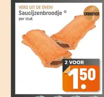 Dagwinkel Saucijzenbroodje aanbieding