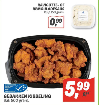 Dekamarkt Gebakken kibbeling aanbieding