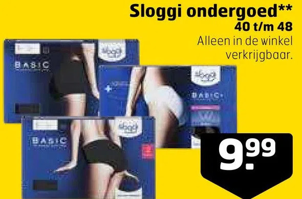 Sloggi discount aanbieding trekpleister