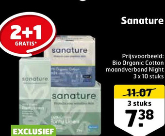 Trekpleister Sanature aanbieding