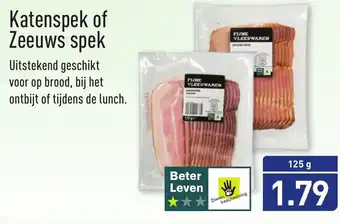 ALDI Katenspek of Zeeuws spek 125g aanbieding