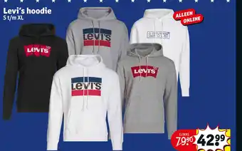 Kruidvat Levi's hoodie st/m xl aanbieding