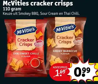 Kruidvat Mcvities cracker crisps aanbieding