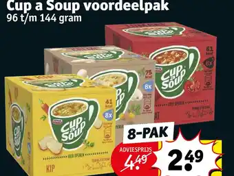 Kruidvat Cup a soup voordeelpak aanbieding