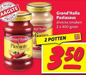 Nettorama Grand'italia pastasaus aanbieding