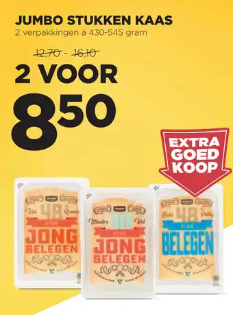 Jumbo Stukken kaas aanbieding