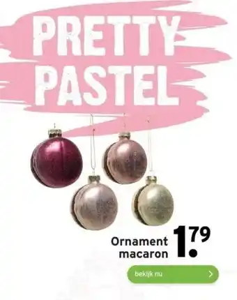 GAMMA Ornament macaron aanbieding