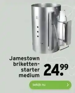 GAMMA Jamestown brikettenstarter medium aanbieding