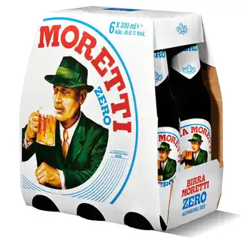 Picnic Birra moretti  italiaans bier 0.0% aanbieding