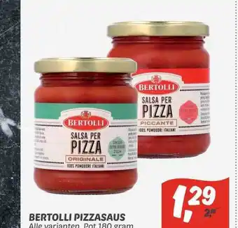 Dekamarkt Bertolli pizzasaus aanbieding