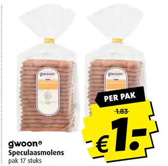 Boni Gwoon speculaasmolens aanbieding