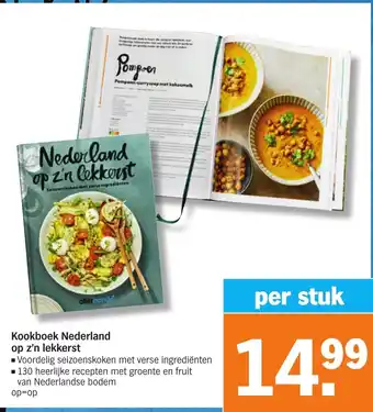 Albert Heijn Kookboek Nederland op Z'N lekkerst aanbieding