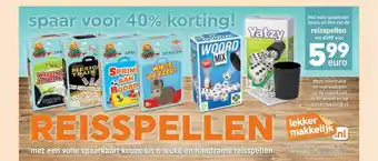 Lekker Makkelijk Reisspellen aanbieding