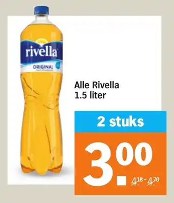 Albert Heijn Alle Rivella 1,5 liter 2 stuks aanbieding