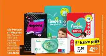 Albert Heijn Alle Pampers en Ninjamas aanbieding