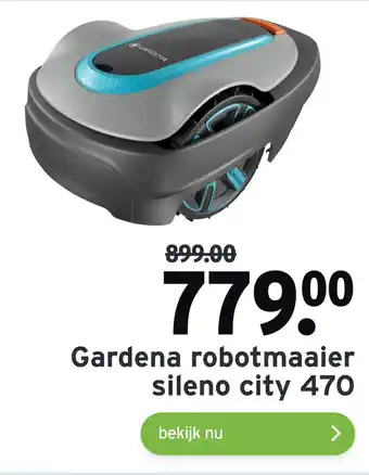 GAMMA Gardena robotmaaier sileno city 470 aanbieding