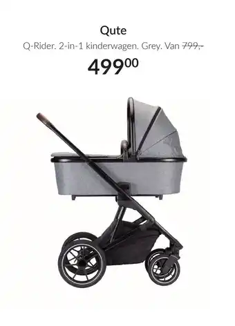 Babypark Qute Q-Rider. 2-in-1 kinderwagen aanbieding