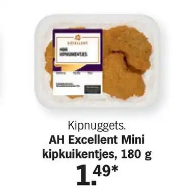 Albert Heijn AH Excellent Mini kipkuikentjes, 180 g aanbieding