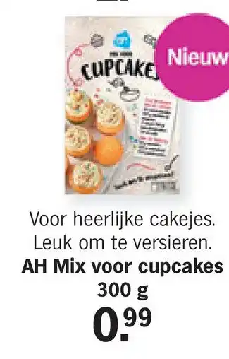 Albert Heijn AH Mix voor cupcakes 300 g aanbieding