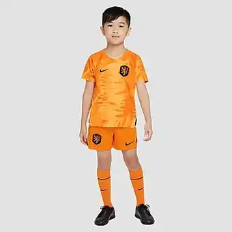 Perry Sport Nike knvb nederland dri-fit thuisminikit 22/23 oranje kinderen aanbieding