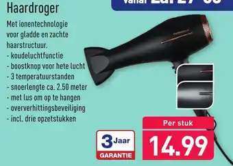 ALDI Haardroger aanbieding