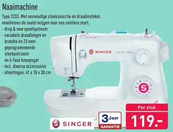 ALDI Singer Naaimachine 3333 aanbieding