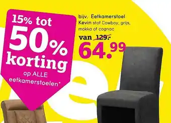 Leen Bakker Eetkamerstoel kevin aanbieding