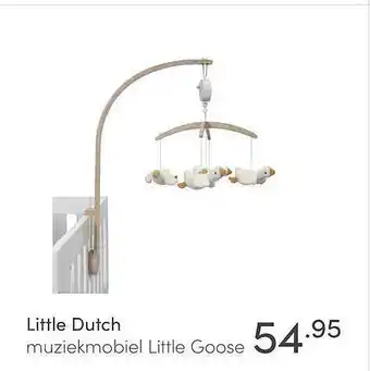 Baby & Tiener Little Dutch muziekmobiel Little Goose aanbieding