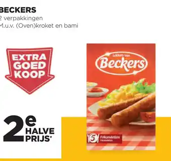 Jumbo Beckers (oven) kroket en bami aanbieding