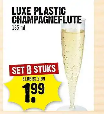 Dirck 3 Luxe Plastic Champagneflute aanbieding