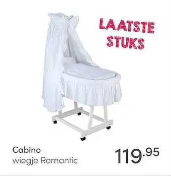 Baby & Tiener Cabino wiegje Romantic aanbieding