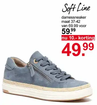 Scapino Soft Line Damessneakers mt. 37-42 aanbieding