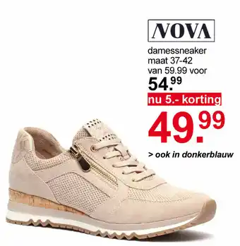 Scapino NOVA Damessneaker mt. 37-42 aanbieding