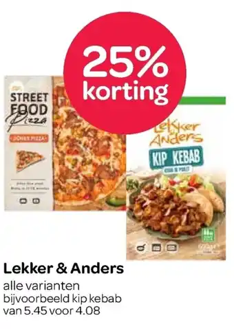 Spar Lekker & Anders alle varianten aanbieding