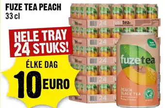 Dirck 3 FUZE TEA PEACH 33cl aanbieding