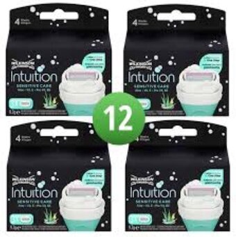 Bol.com Wilkinson intuition sensitive navul scheermesjes - voordeelverpakking 4 x 3 stuks aanbieding