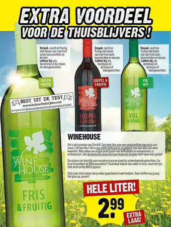 Dirck 3 Winehouse aanbieding