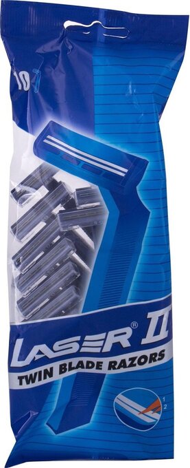 Bol.com Laser 2 scheermesjes - wegwerp - actie aanbieding