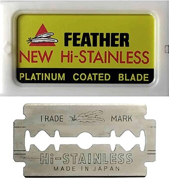 Bol.com Feather - double edge - scheermesjes - 10 stuks aanbieding