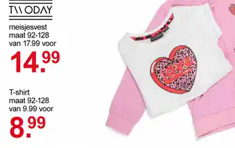 Scapino TWODAY Meisjes T-shirt mt. 92-128 aanbieding