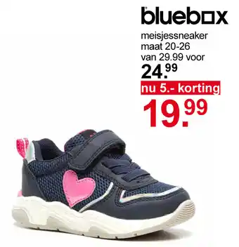 Scapino bluebox Meisjessneaker mt. 20-26 aanbieding