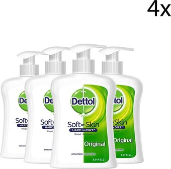 Bol.com Dettol handzeep - original - 250ml x4 aanbieding