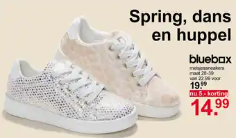 Scapino bluebox Meisjessneaker mt. 28-39 aanbieding