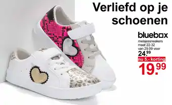 Scapino bluebox Meisjessneaker mt. 22-32 aanbieding