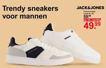 Scapino Jack&Jones Herensneaker mt. 40-46 aanbieding