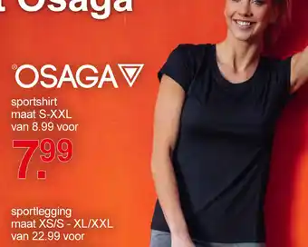 Scapino OSAGA Sportshirt mt. S-XXL aanbieding