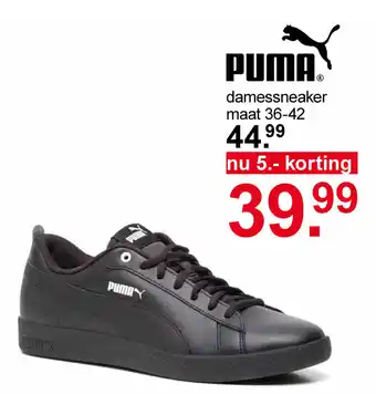 Scapino Puma Damessneaker mt. 36-42 aanbieding