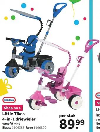 Intertoys Little Tikes 4-in-1 driewieler aanbieding