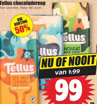 Dirk Tellus chocoladereep aanbieding